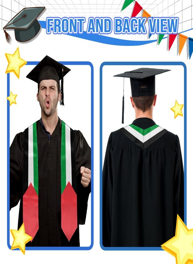 وشاح ووشاح علم فلسطين من Vcmaluco، هدايا يوم التخرج - Image 3